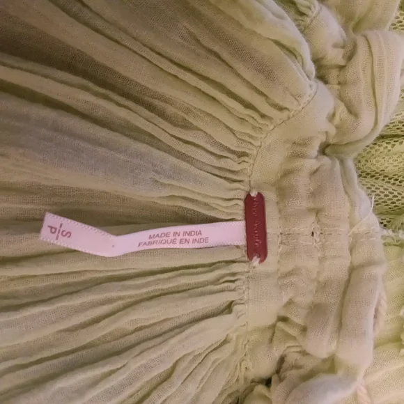 Free People/ Size S/ Free People /Degree Mini Dressligh Green - Picture 5 of 5